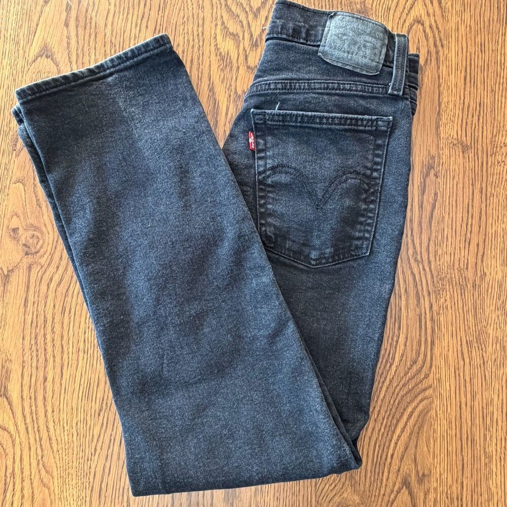 Levi’s Wedgie Straight 27 Button Fly Black Jeans Women’s